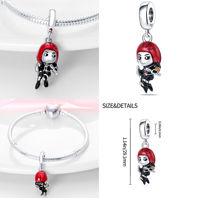 Marvel 2023 New galaxy Disney 925 Sterling Silver Charm Fits Original Pandora Bracelet Pendant Necklace Charms Beads jewelry