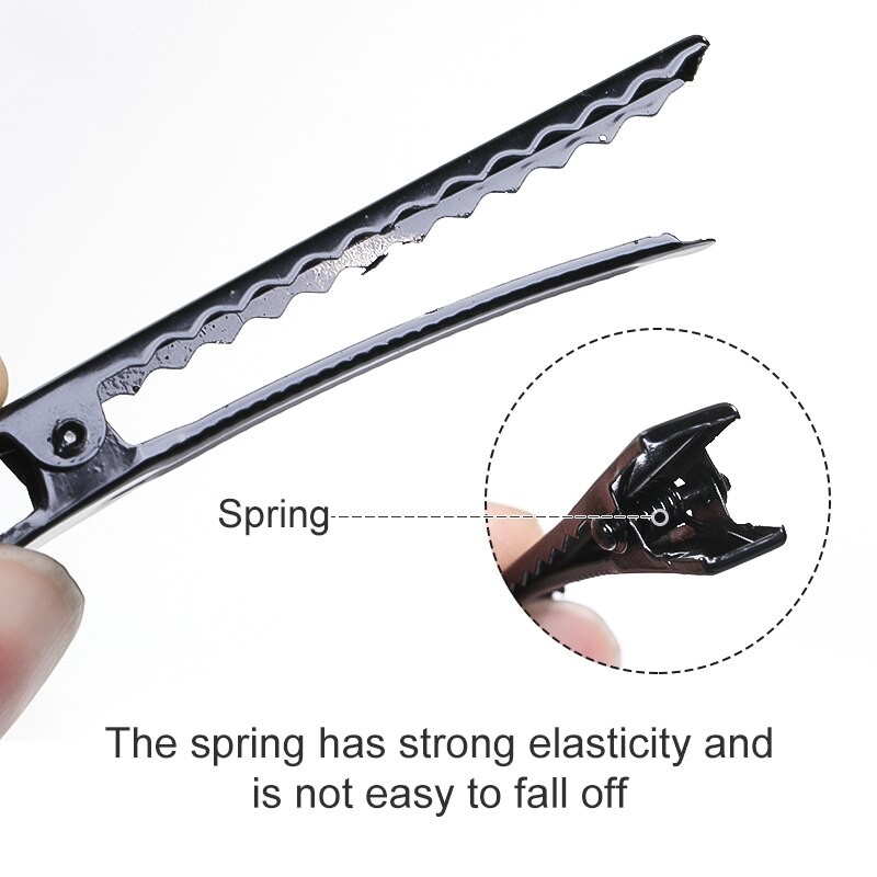 20/50Pcs Black Duckbill Clip Hair Clip Accessories Headwear 3.2/4/4.5/5.5CM Hairpin Findings Crocodile Clip Bulk Metal Hairpins