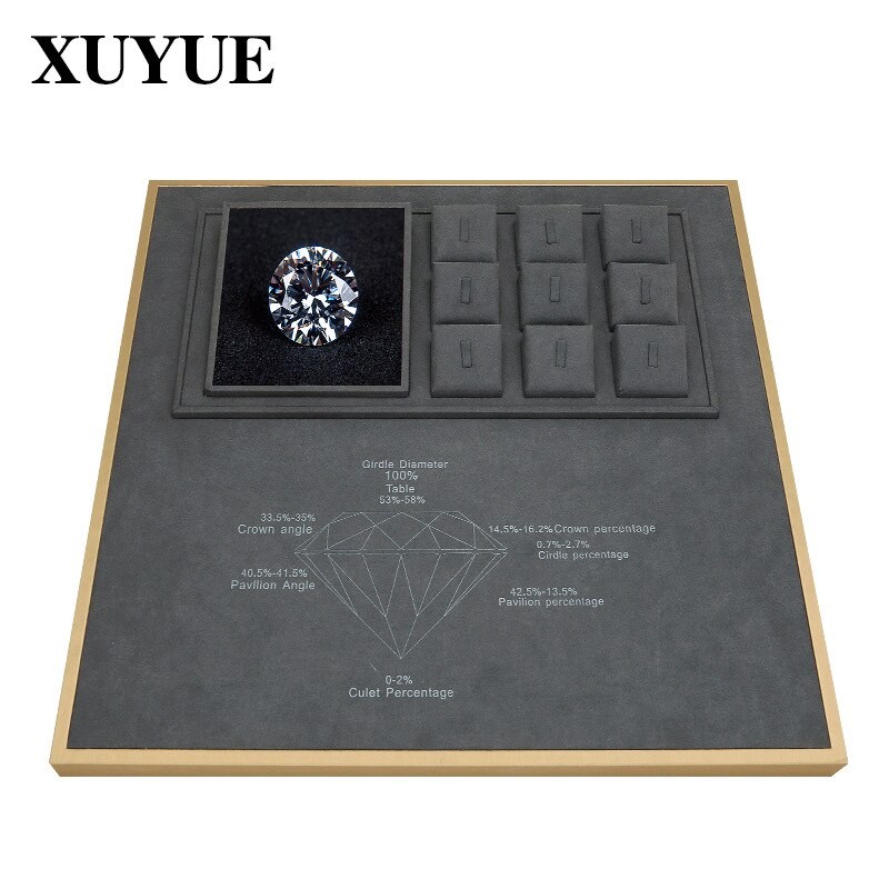 Jewelry props display stand gray jewelry display props combination microfiber jewelry stand jewelry display set spot