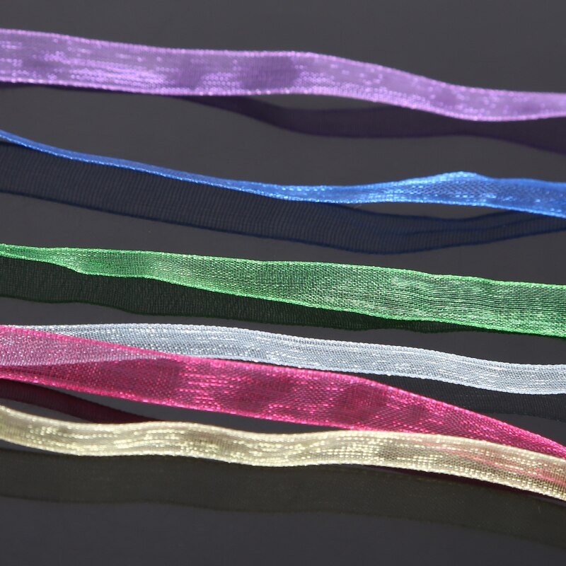 20Yard 3MM Webbing Ribbon Lace Organza Ribbon for Wedding Christmas Party Decorations DIY Bow Craft Card Gifts Wrapping Supplies