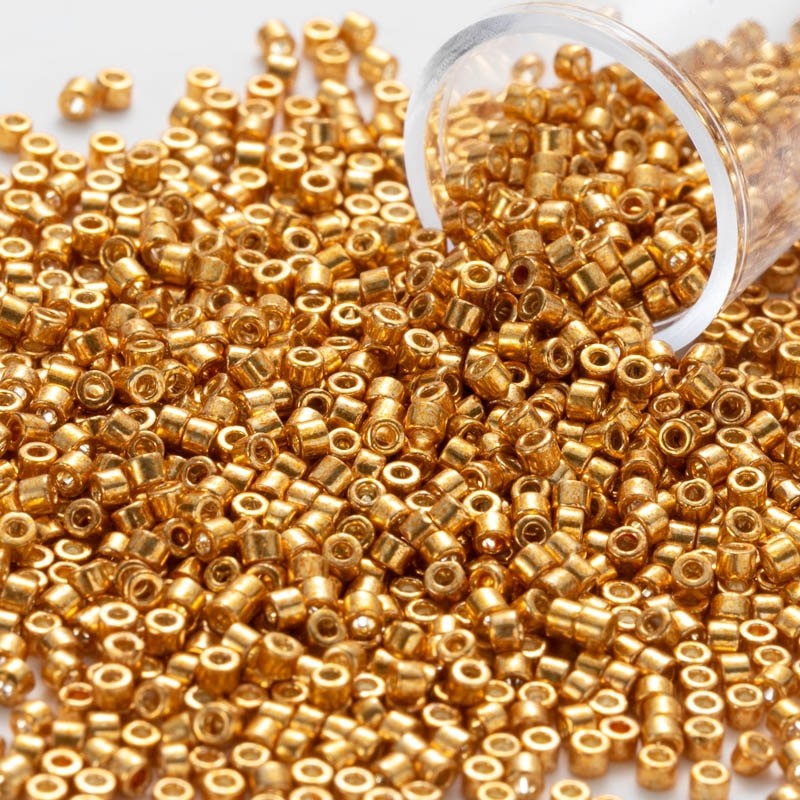 10G/Tube 1200pcs Metallic  2MM Glass Beads Japan Pearls Gold Silver Color  Hand Embroidery Luxurious Style