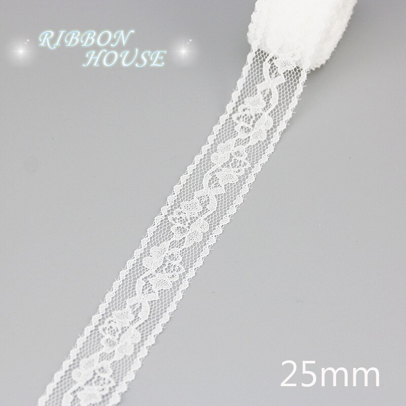 (5 yards/roll) white Lace fabric Webbing Decoration Lovely gift packing polyester Material