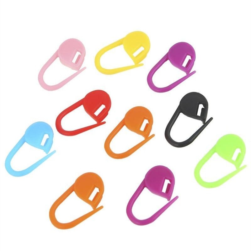 50Pcs Mini Knitting Crochet Locking Stitch Markers / Can Also Be Used as A Nappy Pin on A New Baby Greeting Card  AA7789