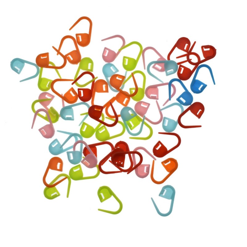50Pcs Mini Knitting Crochet Locking Stitch Markers / Can Also Be Used as A Nappy Pin on A New Baby Greeting Card  AA7789