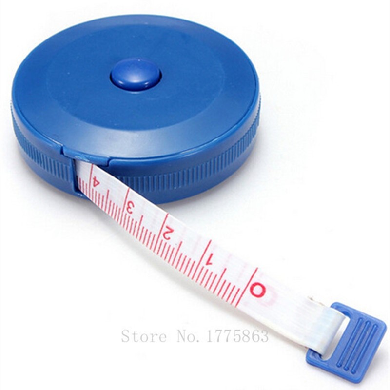 60 inch New Retractable Ruler Tape Measure  Sewing Cloth Dieting Tailor 1.5M  Random Color AA7541