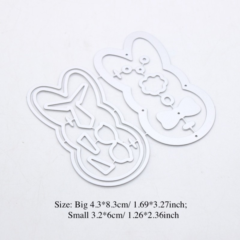 KSCRAFT Peeps Shaker Metal Cutting Dies Stencils for DIY Scrapbooking Decorative Embossing DIY Paper Cards