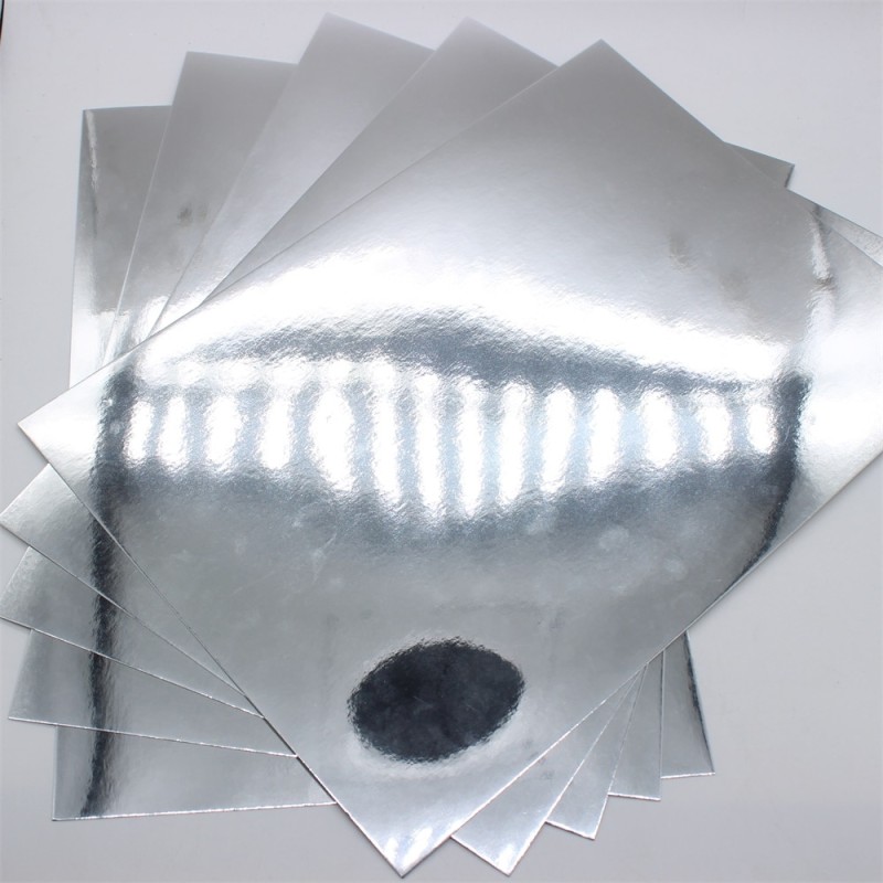 KSCRAFT A4 Gold and Silver Card 250GSM Perfect For Card Making &amp; Paper Crafts Mirror Board/ Holographic Paper