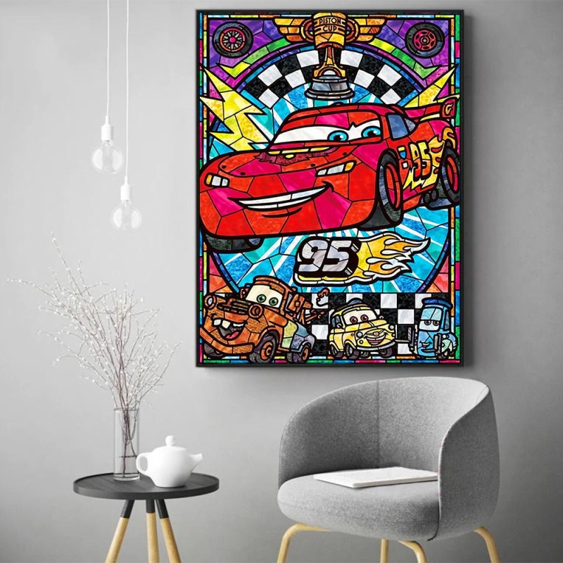 Disney Paint By Number Cat Drawing By Numbers Set Mickey Princess Cartoon With Frame Acrylic Adult Painting On Canvas Wall Decor