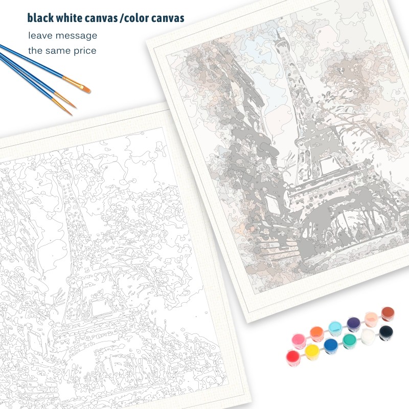 Oil Painting By Number Disney Cartoon Princess DIY Hand Painted Canvas Paint By Number Home Decor Gifts