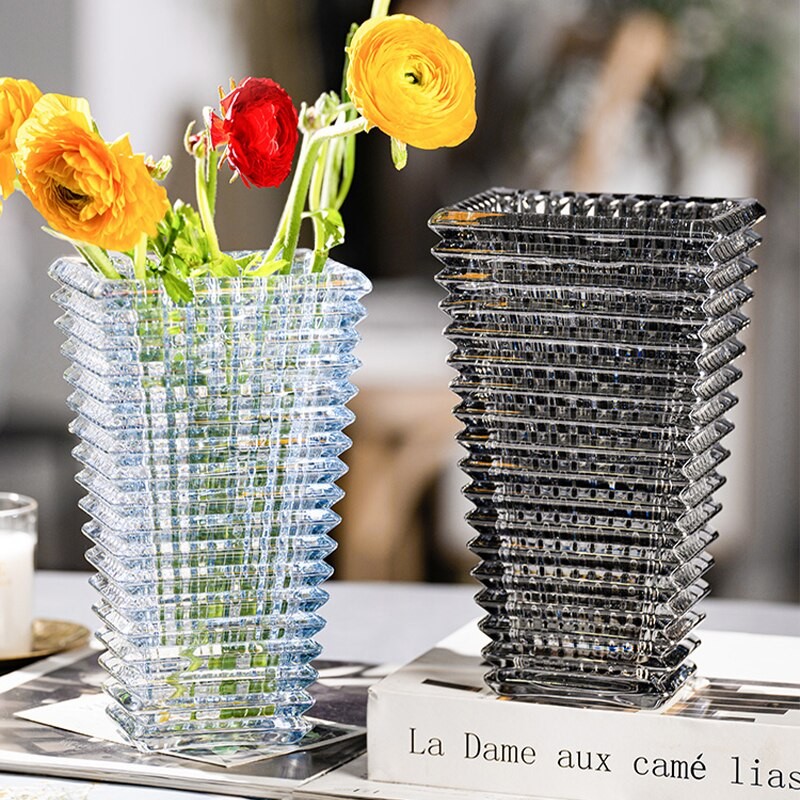 Modern Luxury Office Vase Outdoor Chinese Crystal Design Advanced Vase Creative Bedroom Decoration Maison Nordic Home Decor