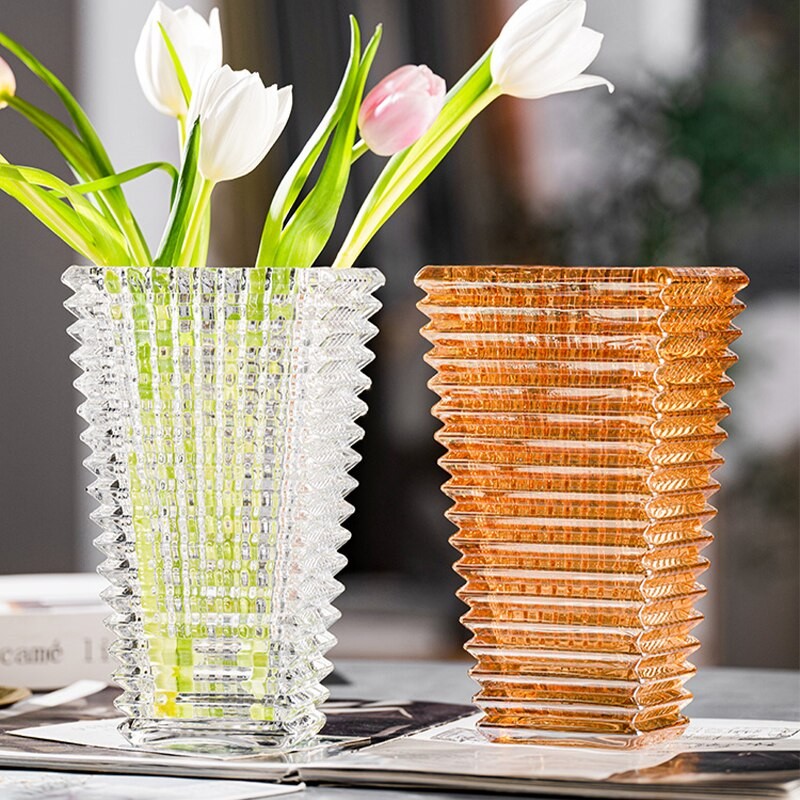 Modern Luxury Office Vase Outdoor Chinese Crystal Design Advanced Vase Creative Bedroom Decoration Maison Nordic Home Decor
