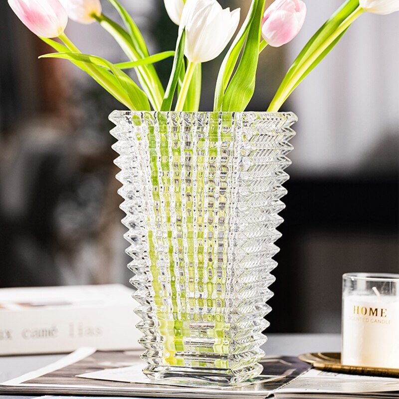 Modern Luxury Office Vase Outdoor Chinese Crystal Design Advanced Vase Creative Bedroom Decoration Maison Nordic Home Decor