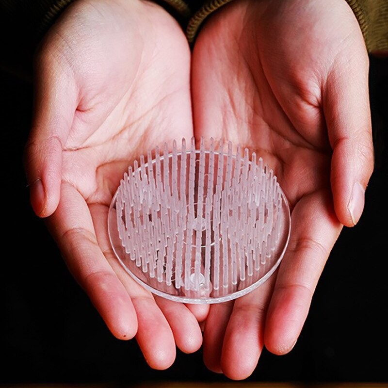 Plastic Flower Arrangement Pin Holder Clear Flower Arranger Frog Fixed Tools Floral For Flower Plant Fixation Decoration