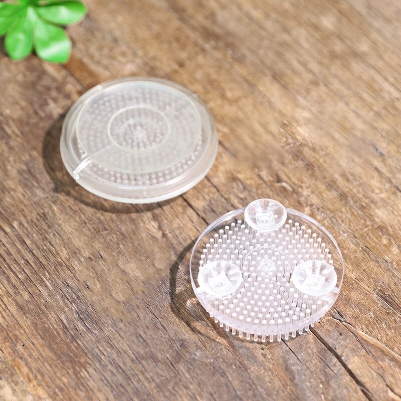 Plastic Flower Arrangement Pin Holder Clear Flower Arranger Frog Fixed Tools Floral For Flower Plant Fixation Decoration