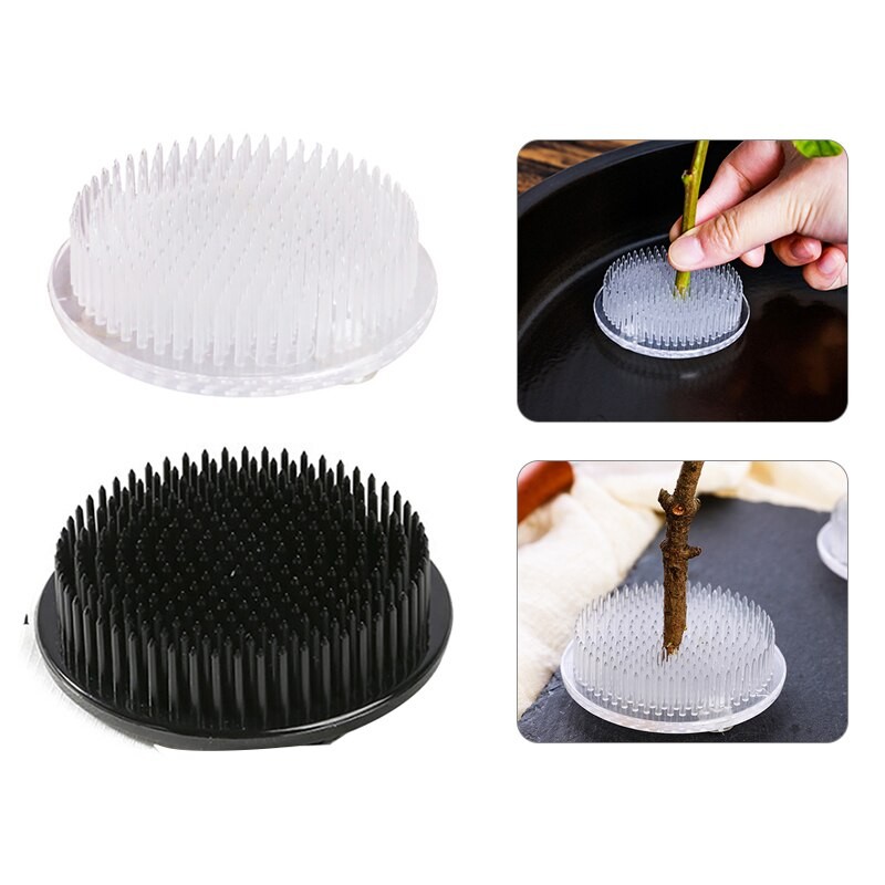 Plastic Flower Arrangement Pin Holder Clear Flower Arranger Frog Fixed Tools Floral For Flower Plant Fixation Decoration