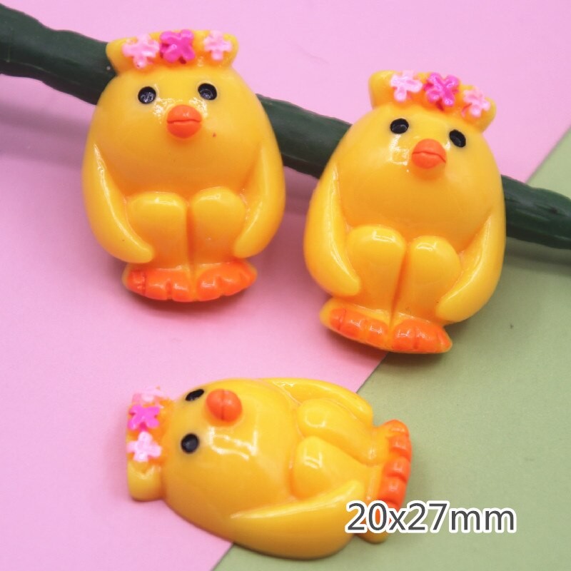 10PCS Resin Easter Day Egg/Rabbit Flatback Cabochon Miniature Food Decoration Charm Craft hairbow center