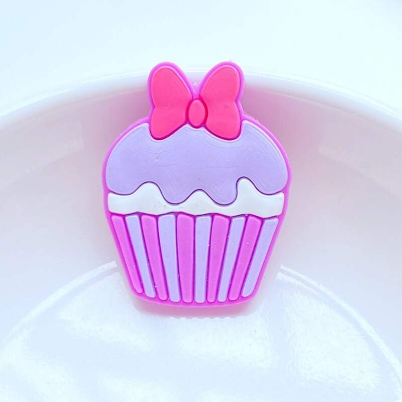 10Pcs New Cute Cake Series PVC Flexible Glue FlatBack DIY Scrapbook Embellishment Phone Craft Decoration
