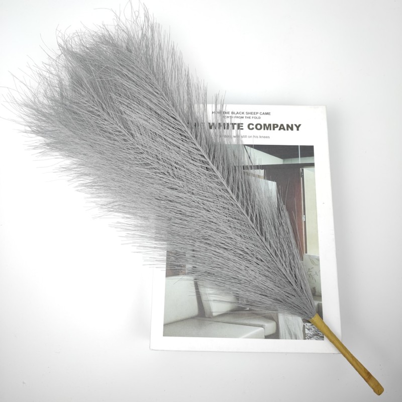 Artificial Pampas Grass 18in Short Fluffy Pampas Grass Branches for Flower Arrangement for Wedding Party Home Office Fall Decor