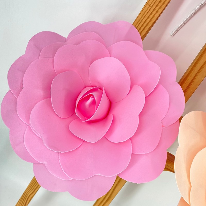 30cm Foam Rose Artificial Flower Wedding background Decoration Props DIY Home Decor Flowers Wreaths