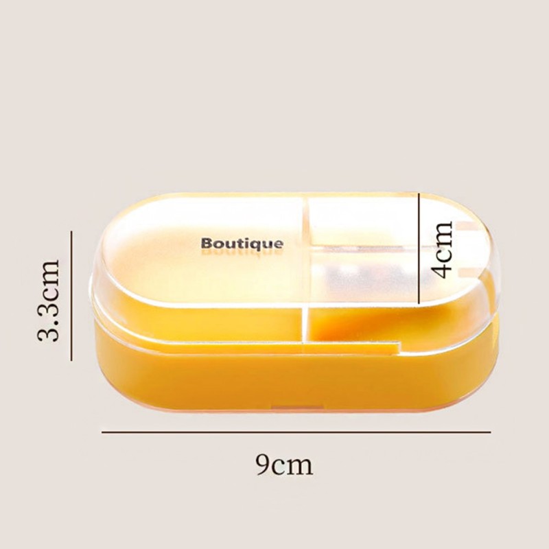 1pc Mini Useful Portable Medicine Pill Holder Tablet Cutter Splitter Pill Case Storage Box Pill Tablet Pill Cutter Divider 2022