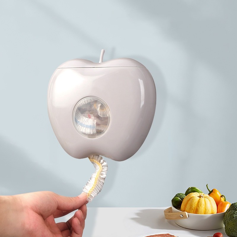 Wall Mounted Fresh Keeping Bag Storage Box Disposable Food Cover Storage Container Kitchen Organizer For Plastic Elastic Bag