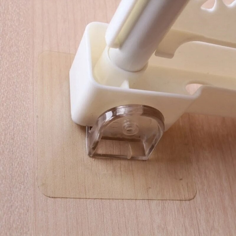 5/10pcs 6x6cm Self Adhesive Support Hooks Transparent Self Support Pegs Rack Wall Hangers Closet Cabinet Shelf Support Bracket