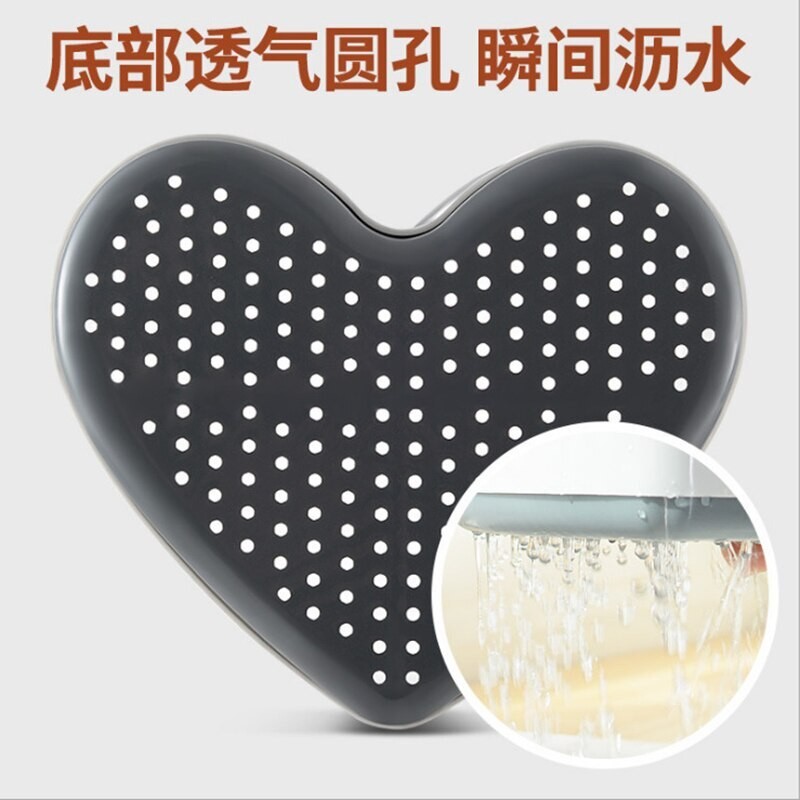 Drain Chopsticks Cage Home Kitchen Storage Multi Grid Love Chopsticks Cage Wall Hanging Drain Tableware Storage Box