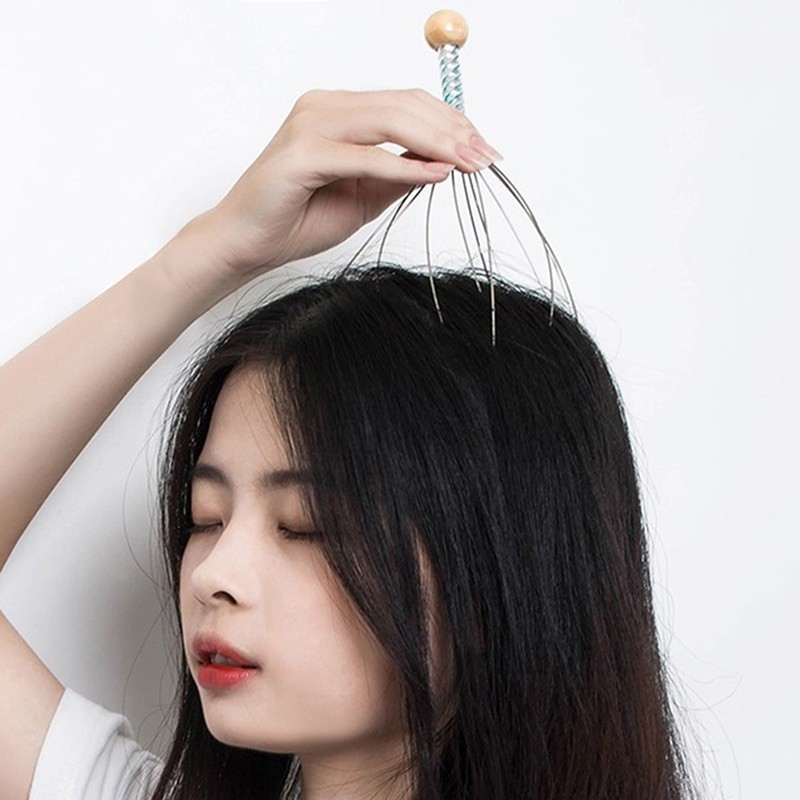 Head massager Octopus scratching the scalp Itchy scalp Ball massage claws non-soul extraction extractor artifact