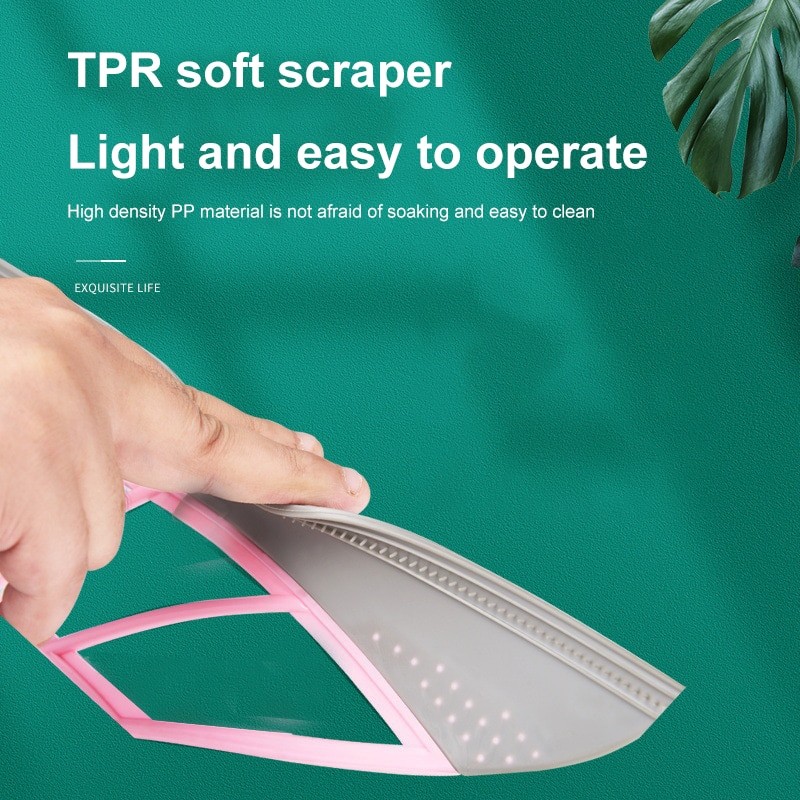 Pink Magic Broom Cleaning Bathroom Glass One Piece Wipe Mop Household Small Broom Splicing Broom