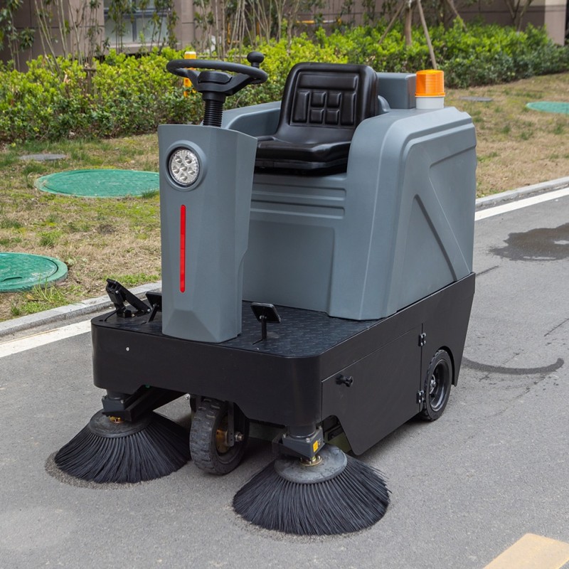 Anrunto Electric Battery Ride On Road Sweeper Floor Sweeper