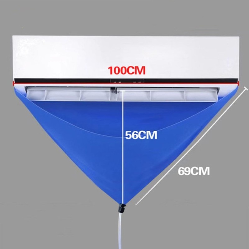 Blue Air coditioning cleaning bag air coditioning cleaning cover cleaning cover bag air coditioning cleaning tool air coditionin