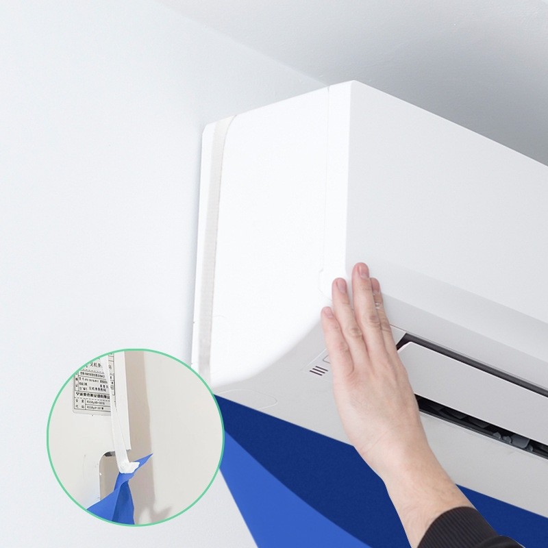 Blue Air coditioning cleaning bag air coditioning cleaning cover cleaning cover bag air coditioning cleaning tool air coditionin