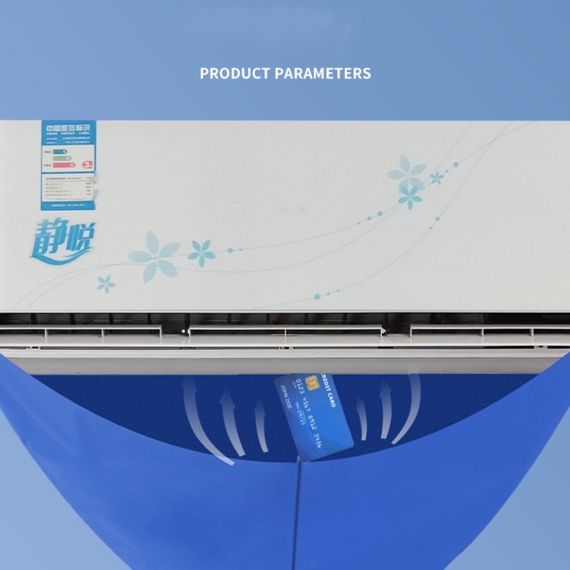 Blue Air coditioning cleaning bag air coditioning cleaning cover cleaning cover bag air coditioning cleaning tool air coditionin