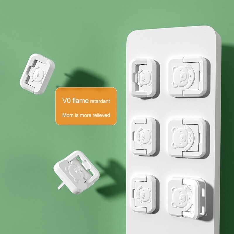 20 PCS Baby Safety Child Electric Socket Outlet Plug Kids Sockets Cover Plugs Protection Security Two Phase Safe Lock Cover