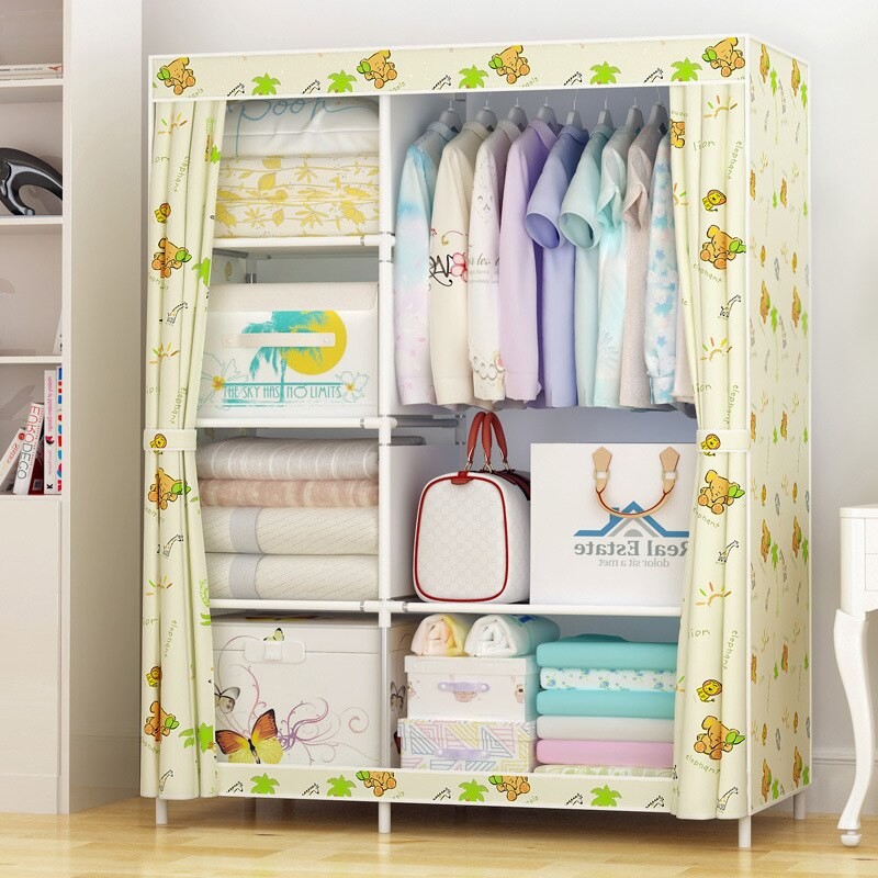 Clothing Covers Cloth Wardrobe Dust Cover Storage Cabinet Waterproof Dustcover 105X45X168CM Lounge Covers Protective Dust Cover