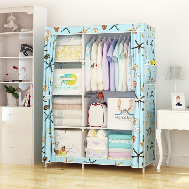 Clothing Covers Cloth Wardrobe Dust Cover Storage Cabinet Waterproof Dustcover 105X45X168CM Lounge Covers Protective Dust Cover