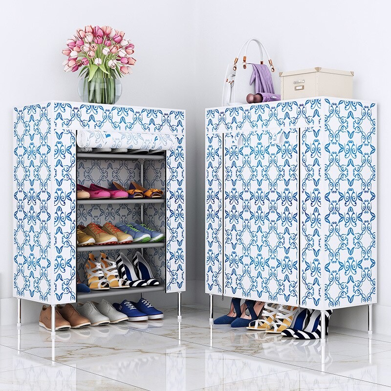 Shoe Cabinet Dust Cover Shoe Rack Dust-proof Cloth Modern Furniture Design Decoration Storage Rack Home Dust Covers 85X60X28CM