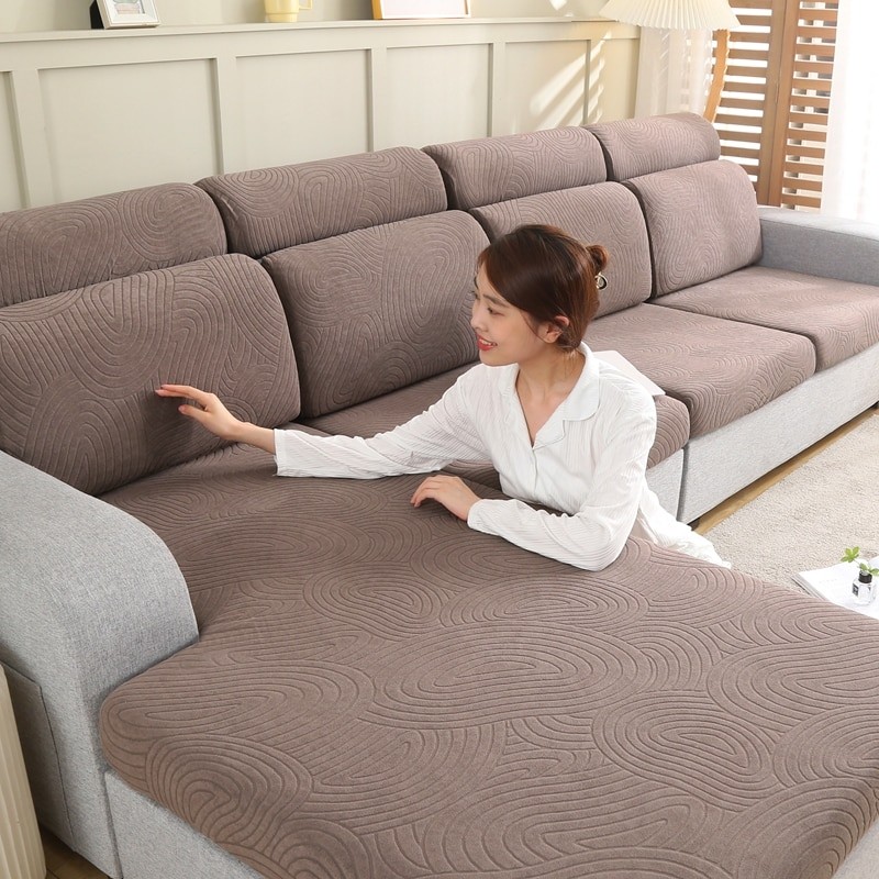 Tree design Sofa towel jacquard Sofa cover fix tight anti-slip cushion seat seat cover on sofa decorate living room easy install