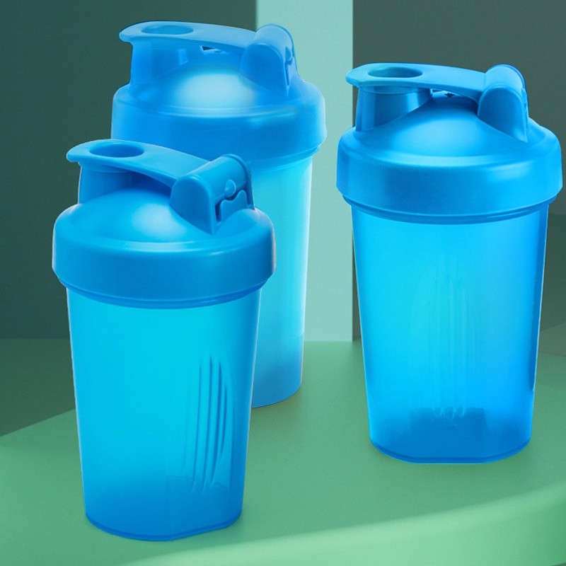 Shake Cup Plastic Creative Sports Fitness Drinking Cup Logo Protein Powder Milkshake Mixing Cup