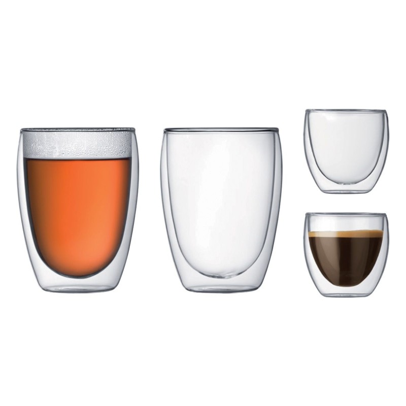 Heat Resistant Double Wall Glass Themal Cup Espresso Coffee Set Double Walled Insulated Beer Mug Tea Keep Hot And Cold Drinkware
