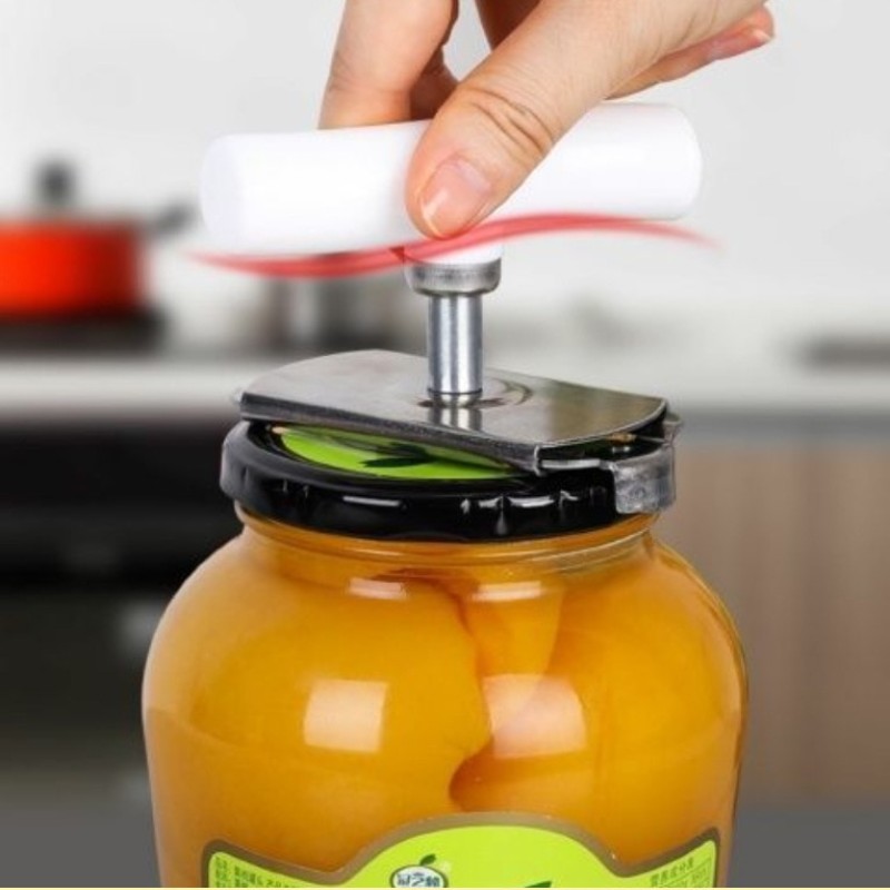EW Household Stainless Steel Labor-Saving Bottle Opener Can Opener Glass Can Lid Opener Gadget