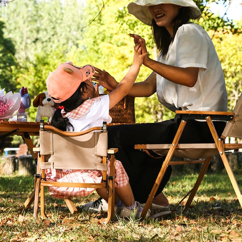 Outdoor Kermit Chair Mini Folding Portable Camping Chair for Kids 2~8 years