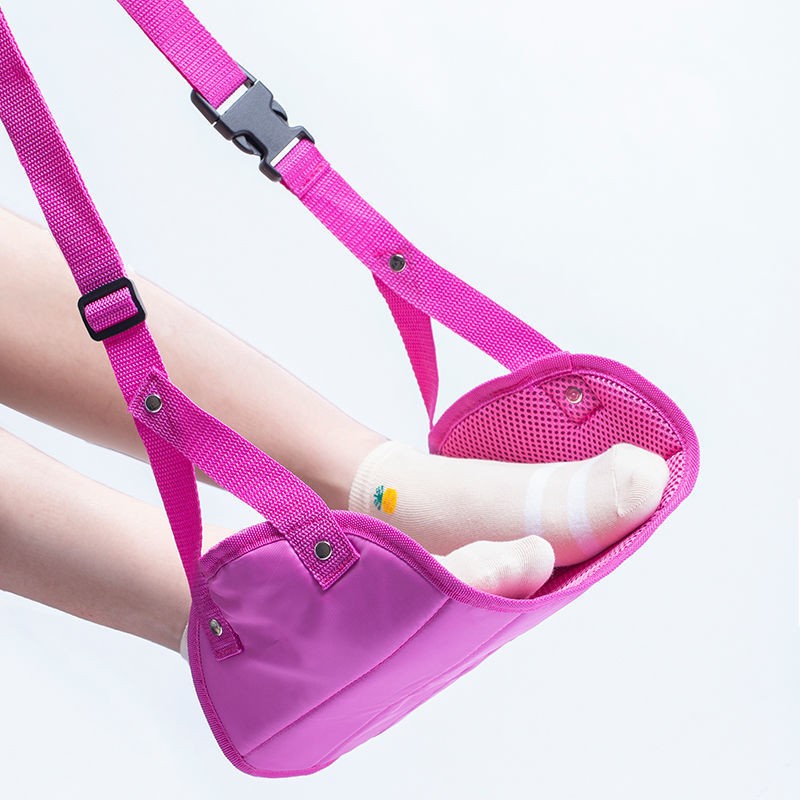 Office seat Travel Airplane Footrest Hammock Made with Premium Memory Foam Foot Resting Hammock for Travel Office Leg Hammock