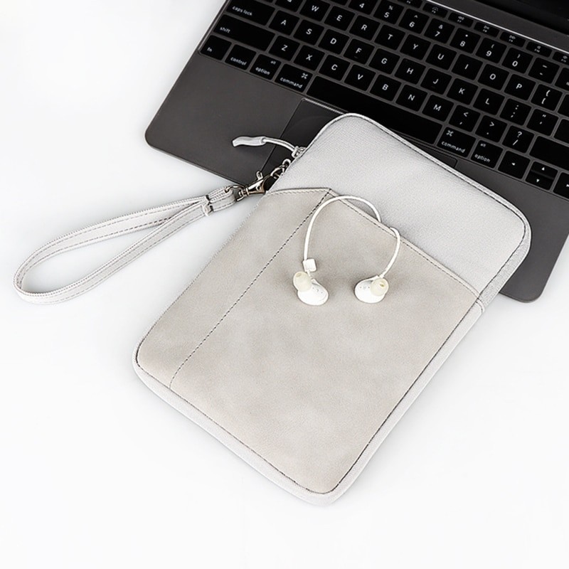 9.7-10.8" And 7.9-8" Universal Tablet Case Solid Color Waterproof Polyester Tablet Case Casual Bag 3 Colors