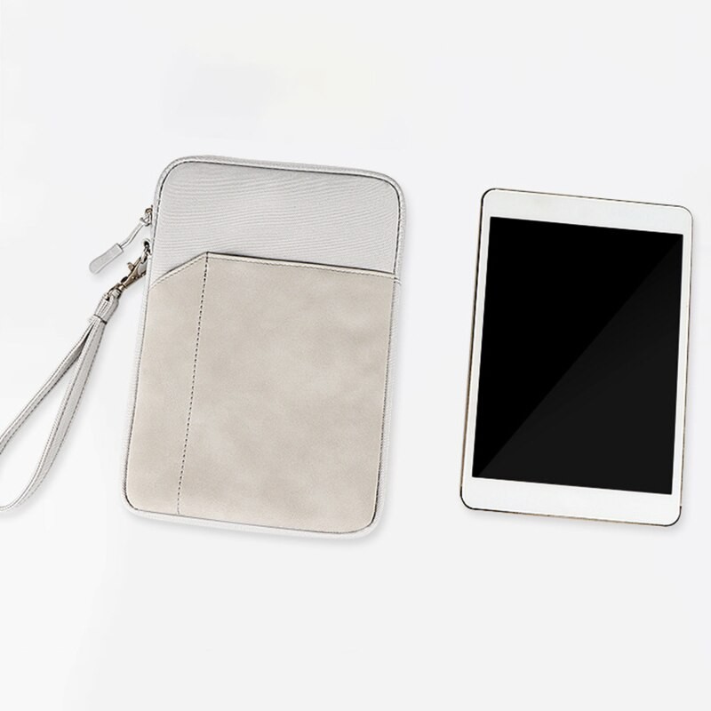 9.7-10.8" And 7.9-8" Universal Tablet Case Solid Color Waterproof Polyester Tablet Case Casual Bag 3 Colors