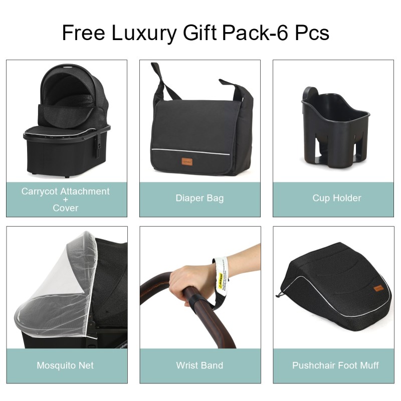 Baby Stroller 3 in 1 Easy Folding Multifunctional Stroller Travel Portable Stroller Free Shipping