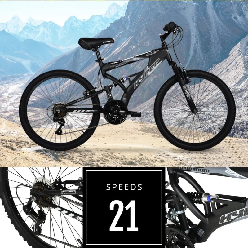 Hyper 24" Men's Havoc Mountain Bike Road Bike Boy Girl Students Child Kids Cycling Mountain Bicycle folding bike  kids bike