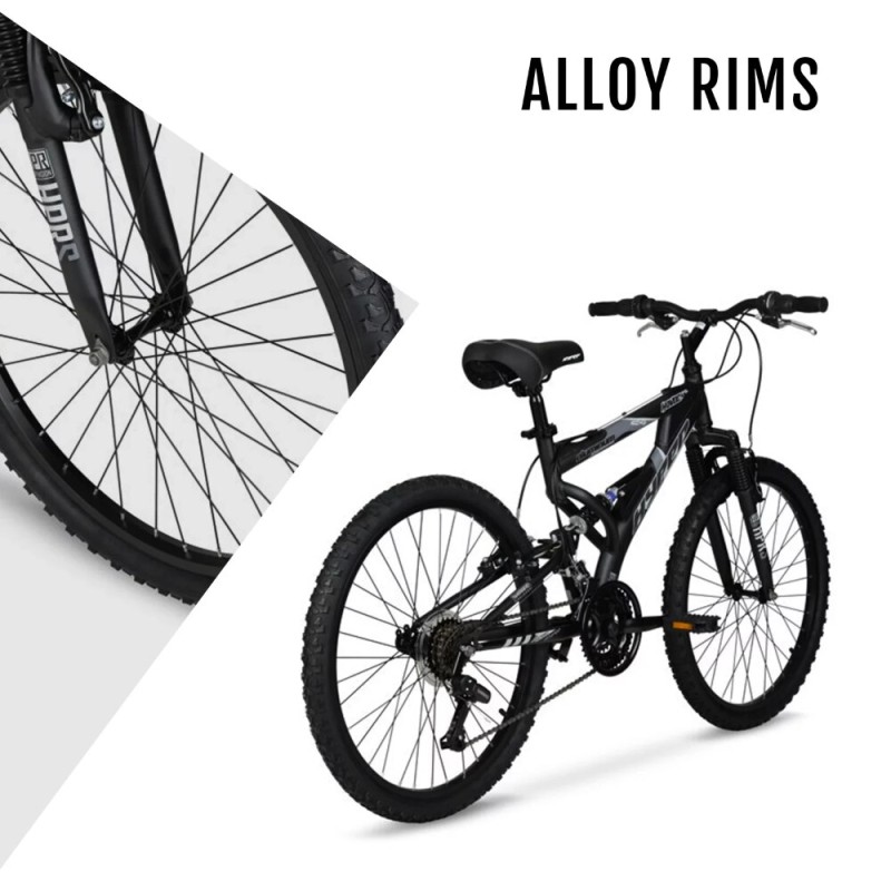 Hyper 24" Men's Havoc Mountain Bike Road Bike Boy Girl Students Child Kids Cycling Mountain Bicycle folding bike  kids bike