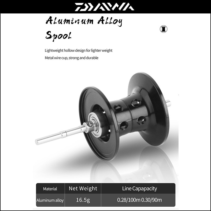 Original DAIWA CC80 Baitcasting Fishing Reels 4+1BB Gear Ratio 7.5:1 Max Drag 7kg Baitcast Reel Fishing Metal Light Spool