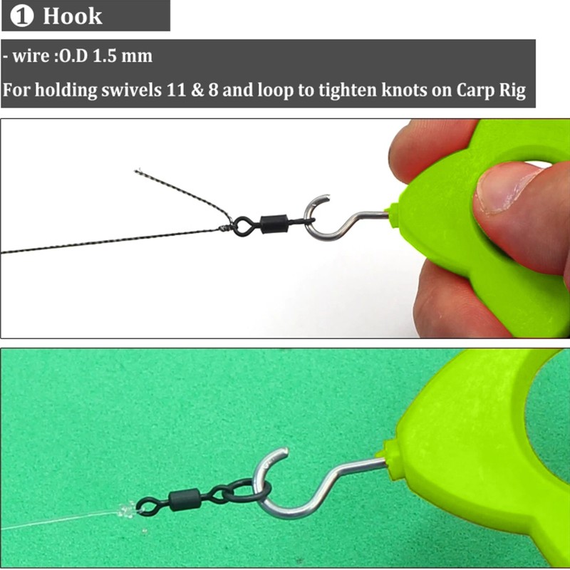 Fishing 4 Puller 1 Tool Tool Accessories Puller In Knotted Tackle Multi Fishing Rigs for Saltwater